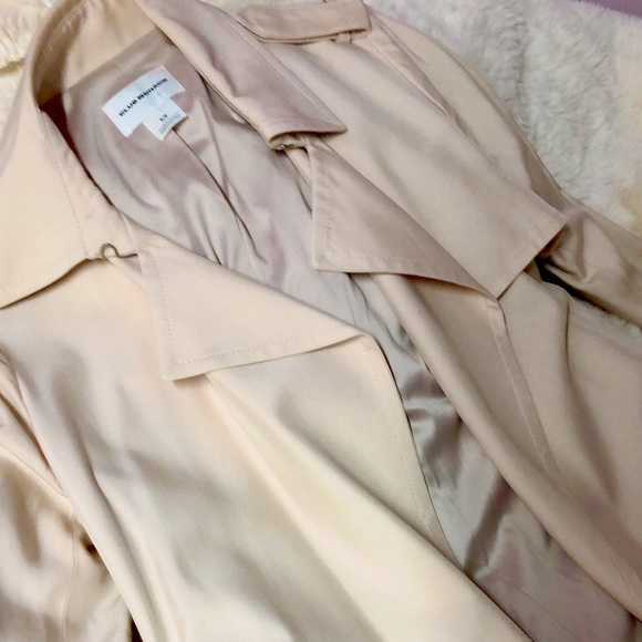 Club Monaco light pink trench coat - Picture 4 of 7